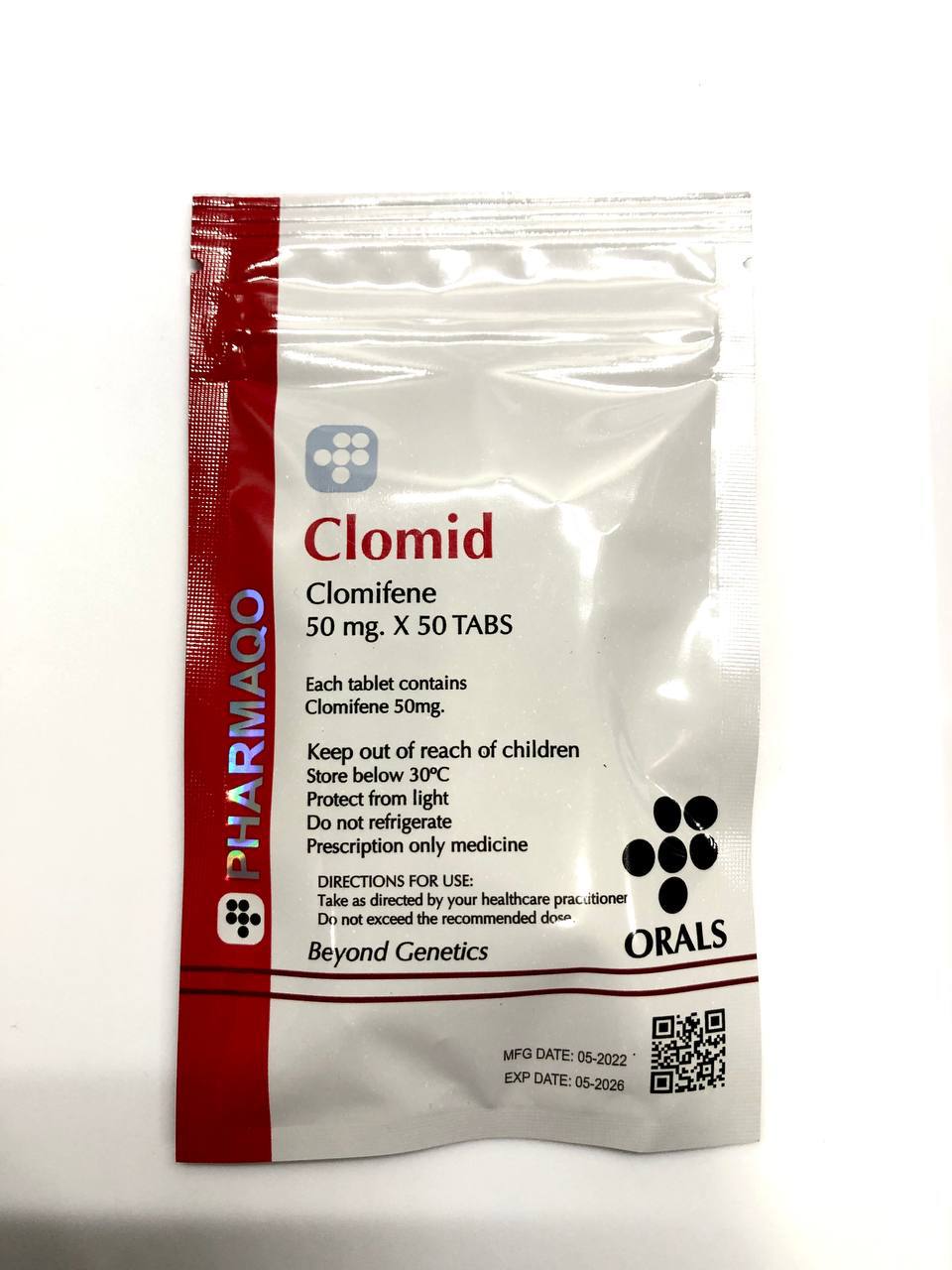 q1 Clomid Pharmaqo Tabs - Image 1